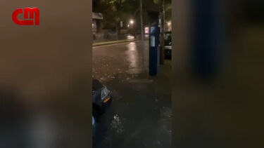 Chuva forte e persistente inunda ruas e estradas no Porto