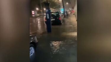 Chuva forte e persistente inunda ruas e estradas no Porto