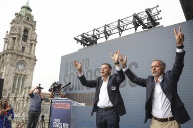 Luís Montenegro e Pedro Duarte