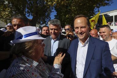 José Luís Carneiro e Fernando Medina