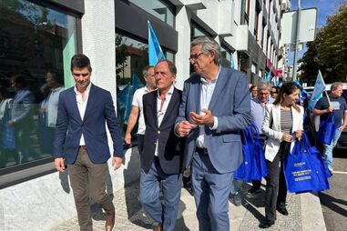 Paulo Portas na campanha eleitoral