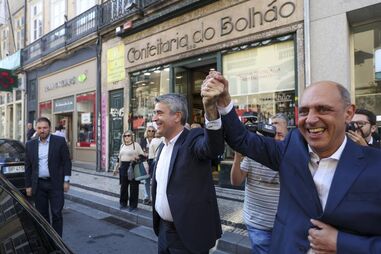 José Luís Carneiro e Manuel Pizarro