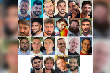 Imagens fornecidas por um grupo de familiares de reféns israelitas mantidos pelo Hamas em Gaza
