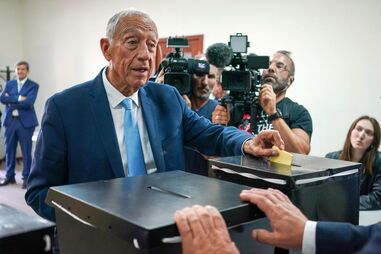 Marcelo Rebelo de Sousa vota nas eleições autárquicas de 2025