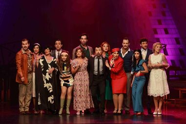 Elenco do musical 'Company' de Stephen Sondheim, encenação de Henrique Feist