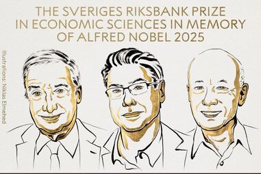 Prémio Nobel da Economia atribuído a Joel Mokyr, Philippe Aghion e Peter Howitt