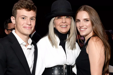 Diane Keaton e filhos Dexter e Duke