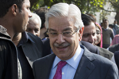 Ministro da Defesa do Paquistão, Khawaja Asif