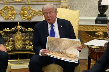 Trump explica demolição de quase toda a Ala Leste da Casa Branca para a construção de salão de baile 