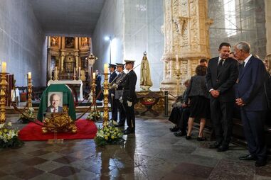 Cerimónias fúnebres antigo primeiro-ministro, Francisco Pinto Balsemão, no Mosteiro dos Jerónimos