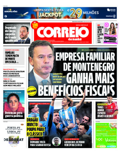 Capa do jornal