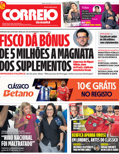 Capa do jornal