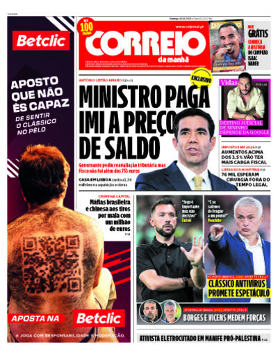 Capa do jornal