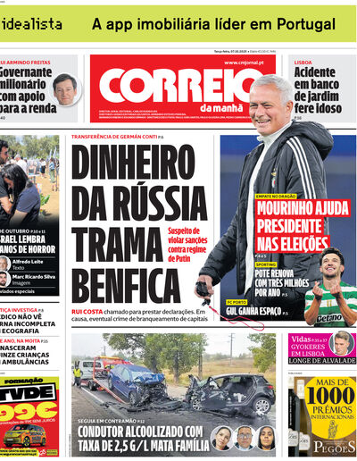 Capa do jornal