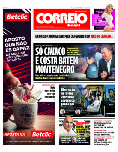 Capa do jornal