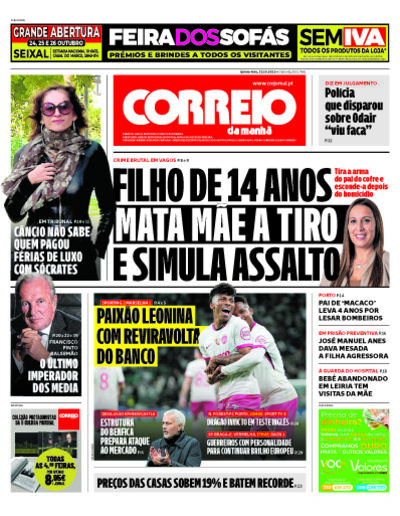 Capa do jornal