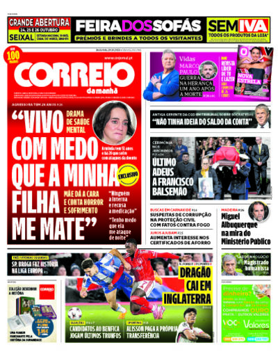 Capa do jornal