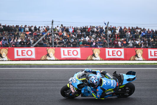 Piloto espanhol Raul Fernandez (Aprilia)