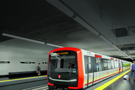 Novas carruagens do Metro de Lisboa