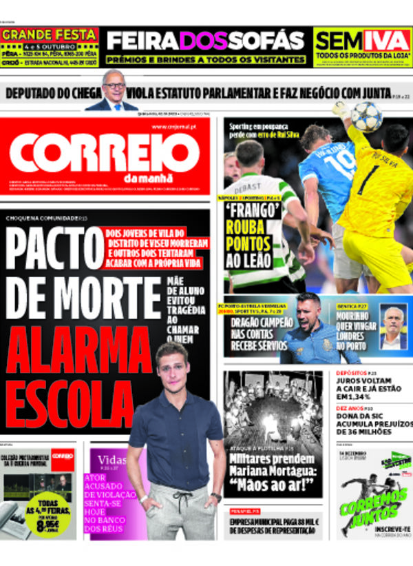 Capa do jornal