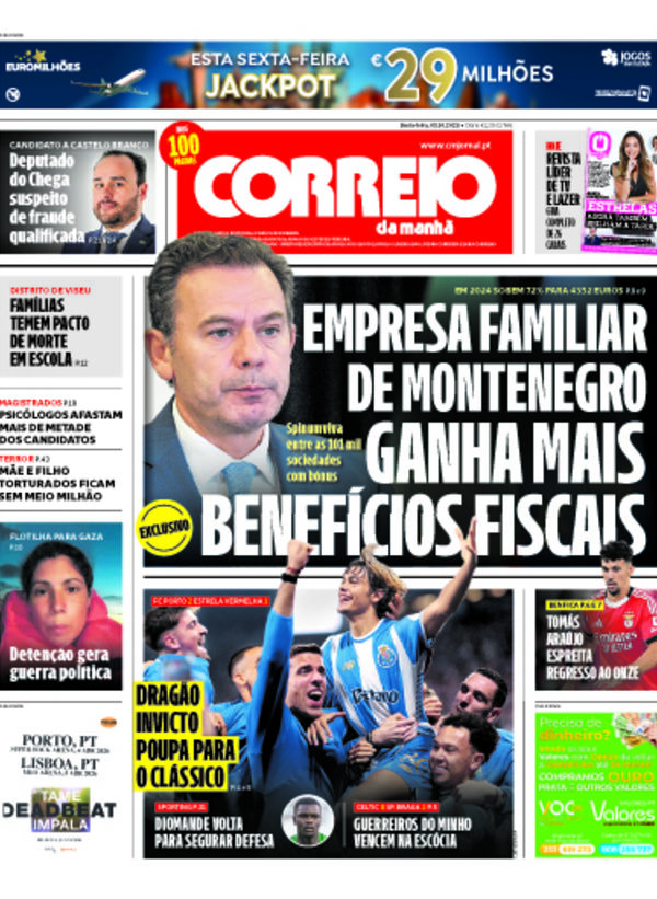 Capa do jornal