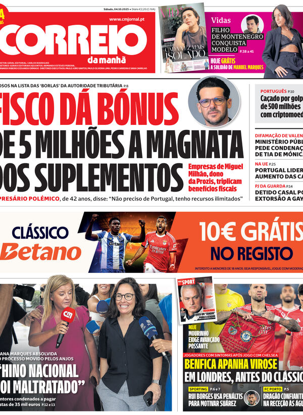 Capa do jornal