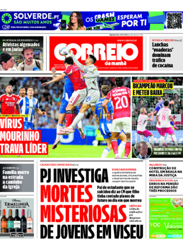 Capa do jornal