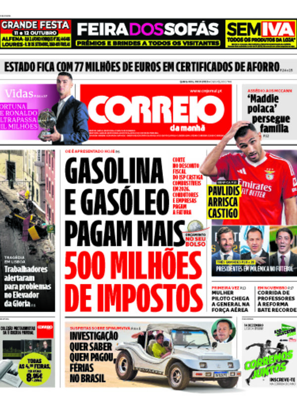 Capa do jornal