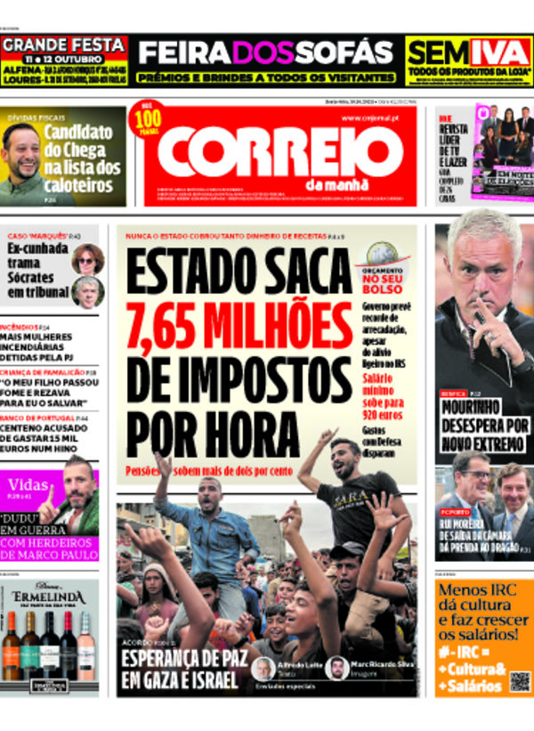Capa do jornal