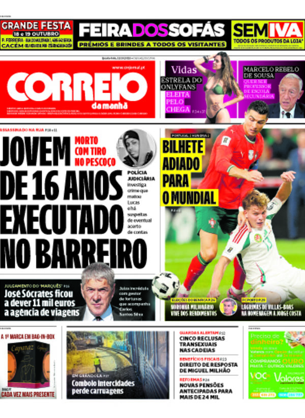Capa do jornal
