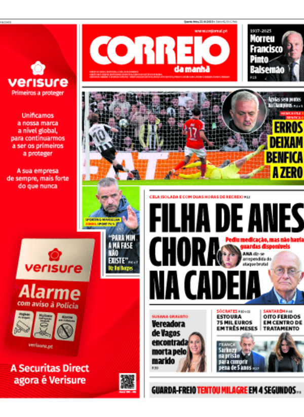 Capa do jornal