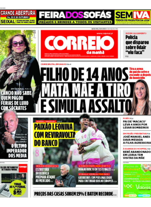 Capa do jornal