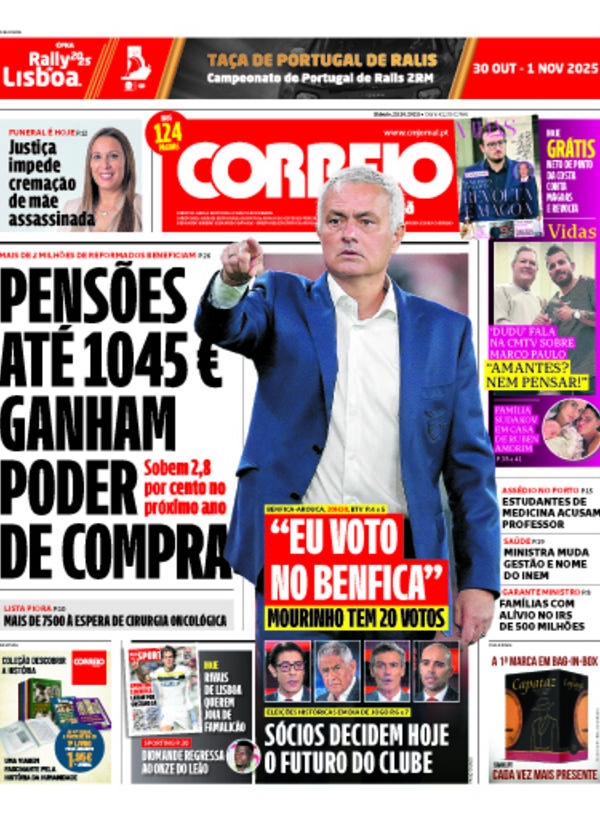 Capa do jornal