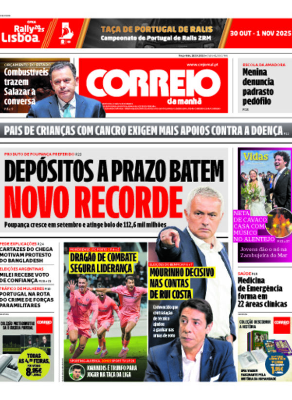 Capa do jornal