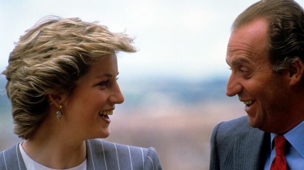 Juan Carlos fala sobre o alegado romance com a princesa Diana