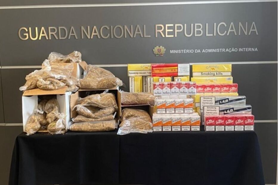 GNR apreende 459 maços de tabaco e identifica uma pessoa em operação na Moita