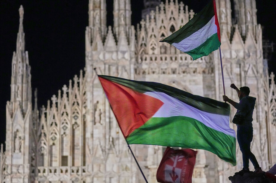 Greve geral na Itália contra Israel causa perturbações em Roma e Milão