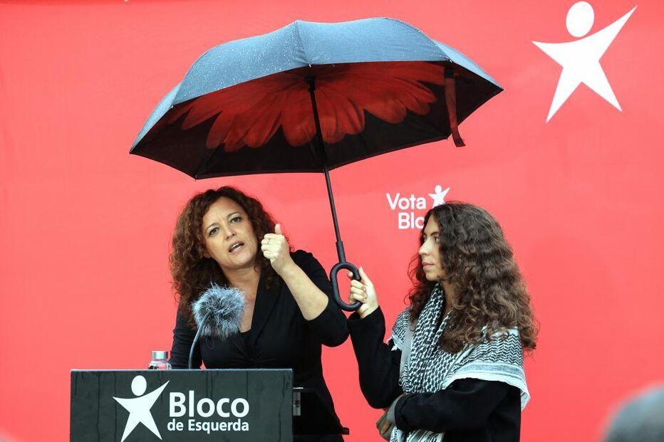 Marisa Matias, do Bloco de Esquerda, em campanha para as autárquicas