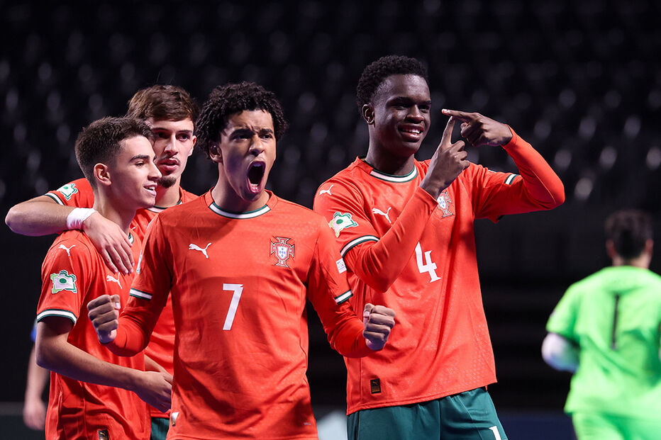 Portugal goleia Itália no Europeu de futsal Sub-19, em Chisinau