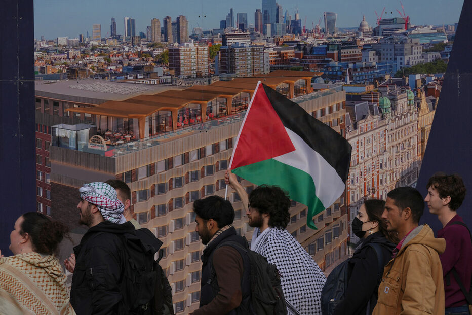 Protestos pró-Palestina marcam aniversário do ataque do Hamas a Israel