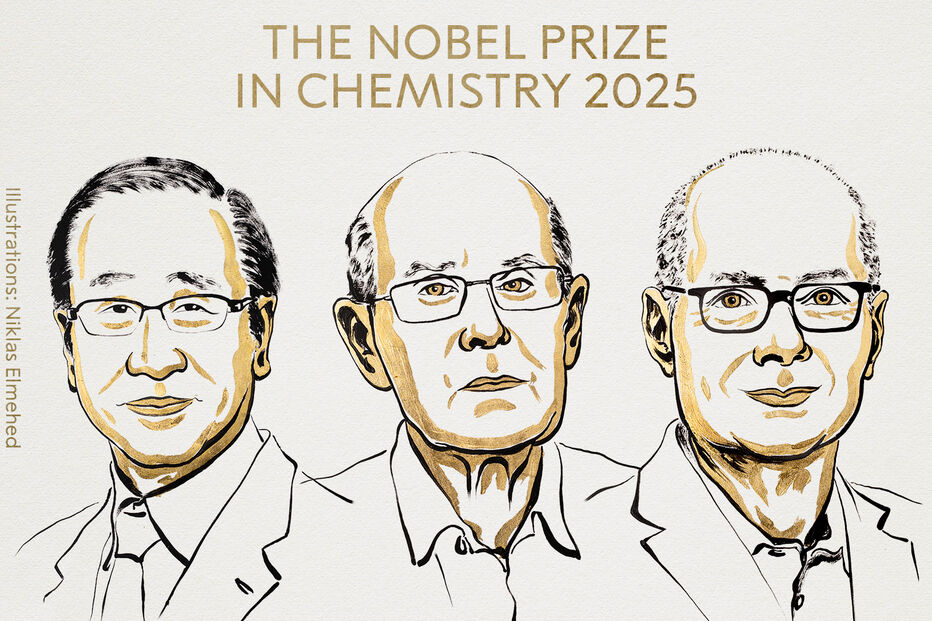 Nobel da Química atribuído a Susumu Kyagawa, Richard Robson e Omar M. Yaghi