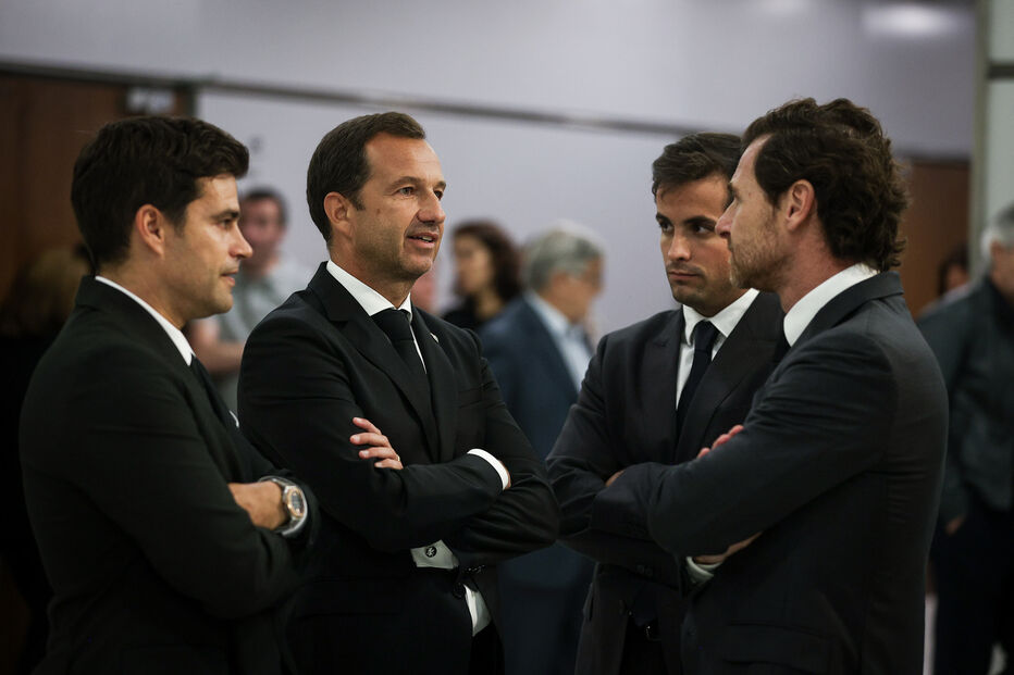 Frederico Varandas e Villas-Boas, numa imagem captada no José Alvalade