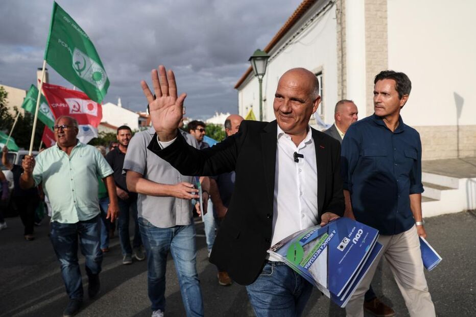 Paulo Raimundo em campanha para as autárquicas