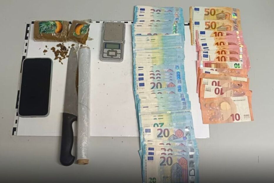 Droga e dinheiro apreendidos pela PSP