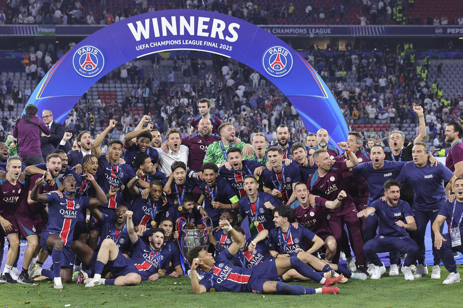 Em 2024/25, o PSG conquistou a Liga dos Campeões