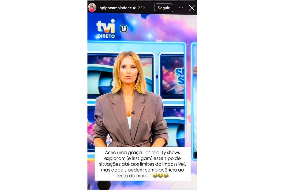 Pipoca Mais Doce critica reality shows e Cristina Ferreira pela exploração de concorrentes