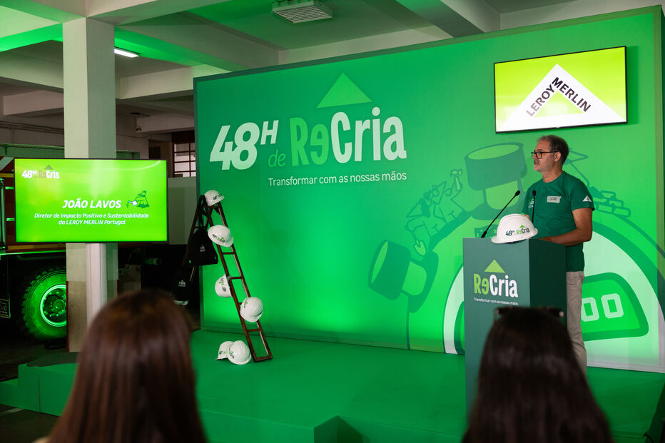 João Lavos apresenta o ReCria, projeto de voluntariado da LEROY MERLIN
