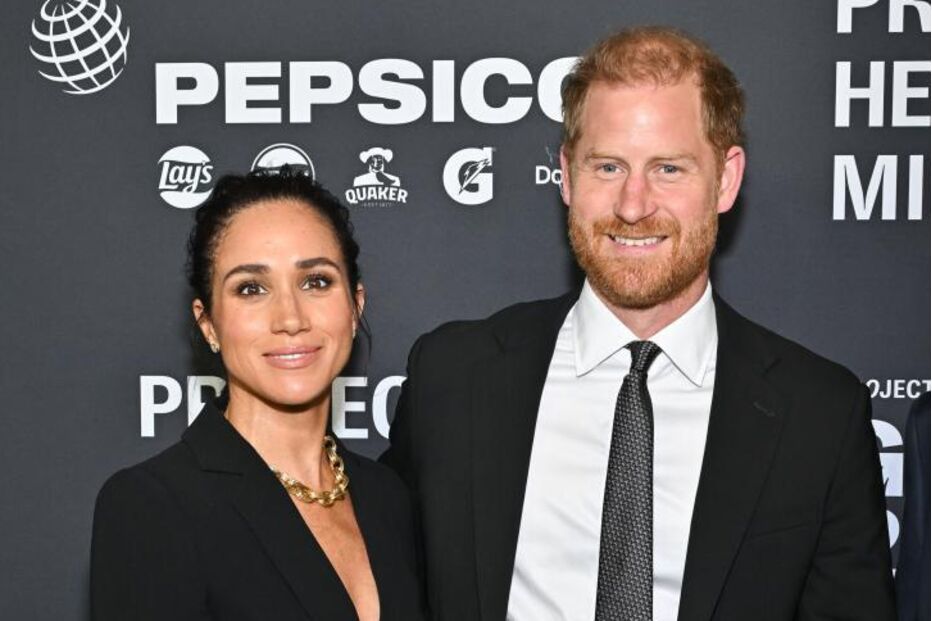Meghan Markle e Príncipe Harry num evento