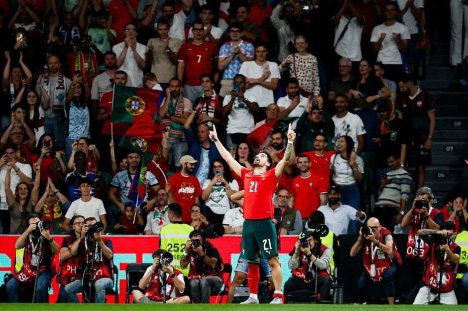 A homenagem de Rúben Neves a Diogo Jota