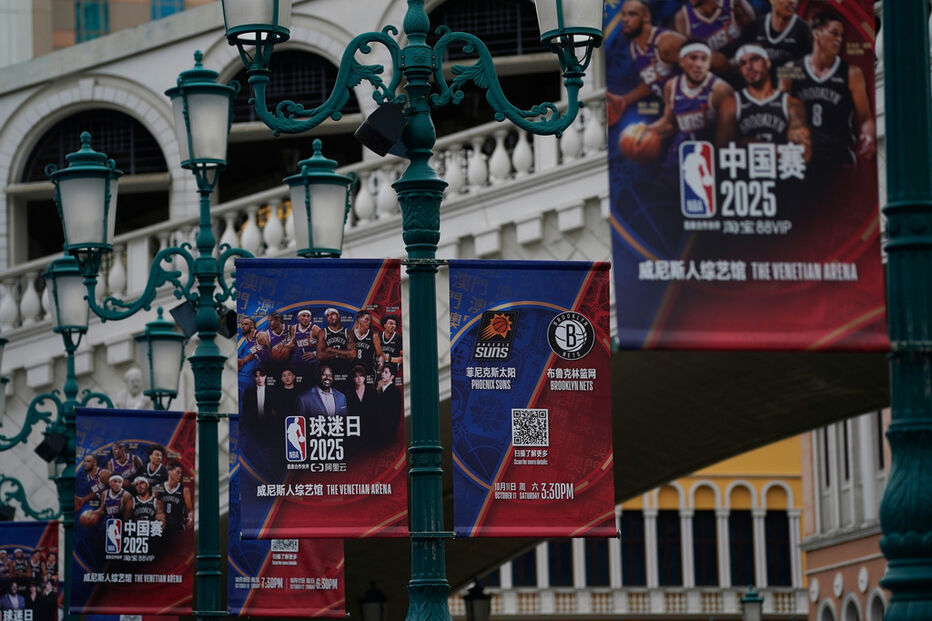 NBA regressa à China com jogos em Macau, após interrupção de seis anos
